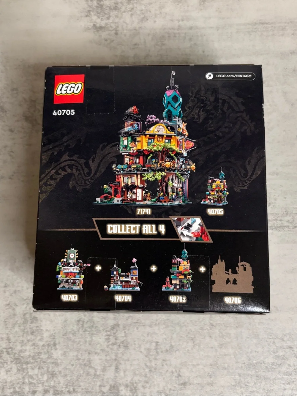 Lego Micro Ninjago City Gardens Set (#40705)